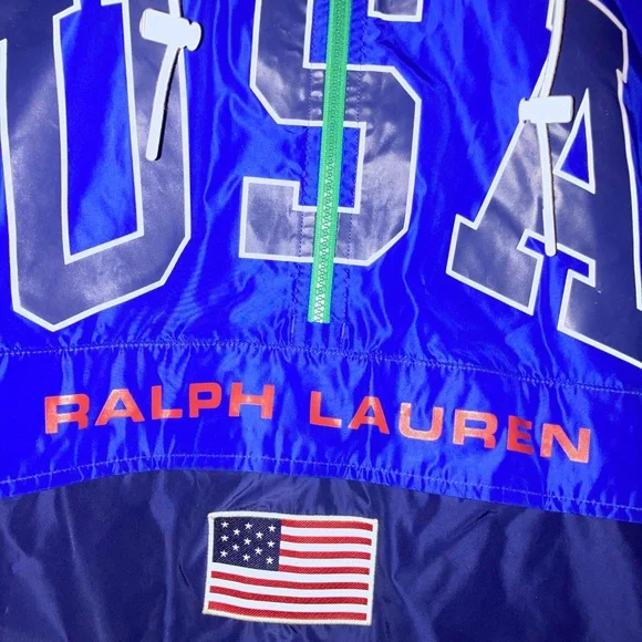 POLO RALPH LAUREN USA Olympic Water-Repellent Pullover Jacket - Picture 2 of 7